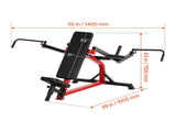 Incline Chest Fly and Rear Delt Fly Machine, 450 LBS Chest Machine, Adjustable Fitness Chest Bench V952-XBTJJXTZYTJSOY411V0