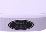 Clothes Dryer Portable Foldable Quiet Operation Timer Function Energy Saving Fast Drying Machine for V1294-YM0901-3113230355711