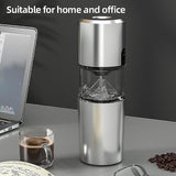 Drip Coffee Maker with Electric Coffee Bean Grinder Portable Outdoor Manual V1263-JX-5699