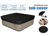 Square Hot Tub Cover - Outdoor Heavy Duty Protector for Patio Spas and Swimming Pools Hard Covers V1189-LWWAL-20260401-05694