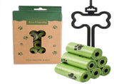 Eco-Friendly Pet Waste Bag Set with Bone-Shaped Carrier Hook and D-Ring Clip Thick Leak-Proof Poop V1341-ZY-ETZDYDQ5-F