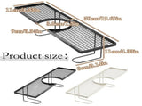 No-Drill Sink Organizer Rack, Over The Sink Shelf, Freestanding Steel Faucet Storage Shelf, V1370-AZ4-13440