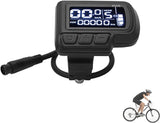 LCD instrument panel for bicycles, waterproof 6-pin connector, for Bicycle, Scooter and Motorcycle V1189-LC-QP-00703