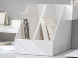 Book Storage Rack Simple Multifunctional Portable Plastic Desktop Bookend File Organizer for Office V1294-YM0901-3117240198111