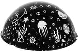 Galaxy Lamp Star Projector with Underwater Effect for Magical Atmosphere, Black V1237-ZY-506-0379