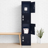 4-Door Vertical Locker for Office Gym Shed School Home Storage V63-832561