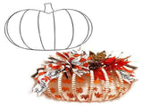 Garden Garland Metal Pack,Wire Wreath Frame,Autumn Shaped Metal Wreath,Large Metal V1370-AZ4-16683