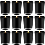 40 Pack Black Matt Tealight Candle Holder 6.5cm Festival Decor Wedding Propose Parties Holiday and V382-BLKFHX40