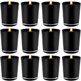 20 Pack Black Matt Tealight Candle Holder 6.5cm Festival Decor Wedding Propose Parties Holiday and V382-BLKFHX20