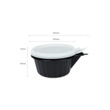 100 Pack Dalat Heating Lunch Box Container 23cm Round V274-HA-SR-11X5