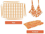 Cargo Net 1x1M Polyester Sling Hoisting Net 300 KG High Load Capacity Wear Resistance Square Mesh V1366-AZ2-W-15654