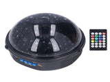 LED Bluetooth Star Light with Speaker USB RGB Music Remote Projection Lamp for Home Bar Decoration V1294-YM0714-3119210314711