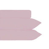 Plain Dyed Polyester Cotton Combo Set Dusty Pink Queen V442-HIN-FITTEDSS-POLYCOTTON-DUSTYPINK-QS