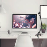 Black Microphone Boom Arm Stand for Radio Broadcasting and Recording V1369-AZ3-W-21681