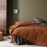 Accessorize Soho Waffle Tobacco 3 Piece Comforter Set Queen V442-HIN-COMFORTER-SOHOWAFFLE-TOBACCO-QS