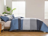 Coastal Drift striped Comforter Bundle Breezy 3Piece Bedding V745-MAB010843AJ3