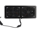 Solar Exhaust Fan Kit 15W Monocrystalline Silicon Solar Panel Exhaust Intake Cooling Ventilation Fan V1294-YM0901-3111250015611
