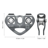 30kN Cable Trolley Pulley with Ball Bearing Climbing Caving Aloft Work Rescue V1366-AZ2-W-14609