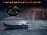 12 Inches Anchor Light Stern Lights for Boats LED Waterproof IP67, White Fold Down Rear Boat V1366-AZ2-W-14336