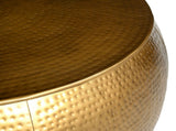 BRASS LOOK HAMMERED COFFEE TABLE V742-M16753