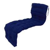 Indoor Outdoor Chaise Lounge Cushion with Ties Splashproof Lounge Chair Cushion Replacement for Lawn V1294-YM0901-3116250003913
