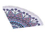 Beach Towel Oversized Soft Thick Microfiber Round Shape Absorbable Moisture Swim Towel for Outdoor V1294-YM0716-3112220051912