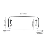Universal Motorcycles Windshield Extension Motorcycles Windshield Airflows Windscreen Wind Deflector V1369-AZ3-W-13788