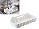 Wall Storage Basket Space Saving Rectangular Plastic Wall Mounted Basket Organizer for Bathroom V1294-YM0901-3112240007811