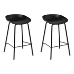 Artiss 2x Bar Stools Kitchen Counter Stools Metal BA-BB-BAR-8319-BKX2