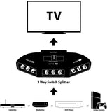 3 Way Port RCA Audio and Video Composite AV Switcher Selector Distribution Switch Box V1189-LWWAL-20260327-03985