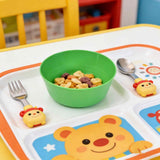 12Pcs Plastic Bowls 10 oz, Microwave & Dishwasher Safe, Lightweight Stackable Bowls for Cereal, V1192-AZ-W-17414