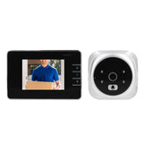 Door Peephole Viewer 120 Degree View HD Night Vision 2 Way Intercom Smart Video Doorbell V1294-YM0901-3114240040011