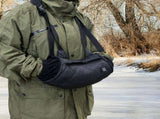 USB-Powered Heated Hand Muff with 3-Temperature Control, Water-Resistant Quilted Design, Adjustable V1341-ZY-XNRDUMK9-BLACK