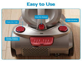 Devanti Vacuum Cleaner Bagless Canister 2000W 25kPa Powerful Suction 4L VAC-KB-8006-RD