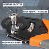 DT12 Crimper 4 Way Indent,8 Impression iCrimp Closed Barrel Type Deutsch Crimper V201-IWD0012BL8AU