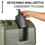 Green 20L Water Container Camping Water Container Outdoor Water Storage Portable V1102-DSZ-WC-20L