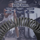 2-Pack Cordless Battle Ropes - Battle Rope - Fitness Rope - Soft Grip - For Home Gym & HIIT V1188-ZXY-131-178