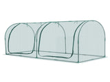 Crop 2.48 x 1.2 x 1.2 m Plant Protection Tent with Zippered Door, Wind-Resistant Tall Crop V952-ZZBHZ1PCS984ZQZ2F001V0