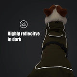 Dog Raincoat - Dog Jacket - Waterproof Winter Dog Coat - Windproof Dog Coat - Winter Dog Coat V1188-MS-313-0323