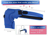 Heated Shoulder Support Brace, Shoulder Heating Pad For Rotator Cuff, Arm Wrap Brace Electric, V1369-AZ3-W-22978