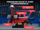 BAUMR-AG Bench Vertical Belt and Disc Sander Combo, 25mm Linisher, 125mm Sanding Disc, Brushless V219-SNDBELBMS45A
