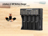 LiitoKala Lii-402 Smart Battery Charger - 4-Slot USB for 18650 AA AAA Li-ion NiMH V238-SUPDZ-41205415215184