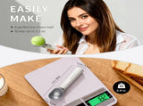 Heated Ice Cream Scoop, Rechargeable Electric Warming Scooper, Heats to for Hard Ice Cream, V1391-HICSAUAV1