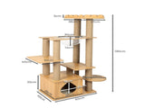 PaWz Cat Tree Scratching Post Scratcher PT1154