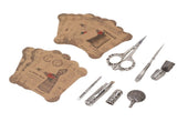 European Style Vintage Embroidery Scissors Set Stainless Steel European Antique Vintage Sewing Kit V1294-YM0706-3117230170812