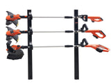 Trimmer Rack, 3 Place Weeder Trimmer Rack, Locking Trim Holder Landscape Trailer Rack Carrier Mount V952-ZLSDCJGJ3000VHDC7V0