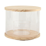 Action Figure Display Case Rotating Base Dustproof Waterproof Acrylic Action Figure Cabinet for V1294-YM0703-3117230121711