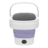 Portable Mini Washing Machine Small Clothes Foldable Laundry Machine with 3 Cleaning Modes for Hotel V1294-YM0901-3113250124712