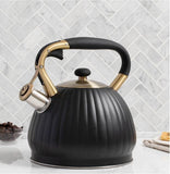 Black Pumpkin Shaped Water Kettle 3.5L V1221-XM-NGSSH-001