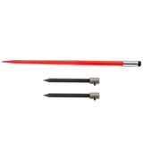 Hay Spear 49" Bale Spear 3000 lbs Capacity, Bale Spike Quick Attach Square Hay Bale Spears, Red V952-CM45X12503000DTT1V0